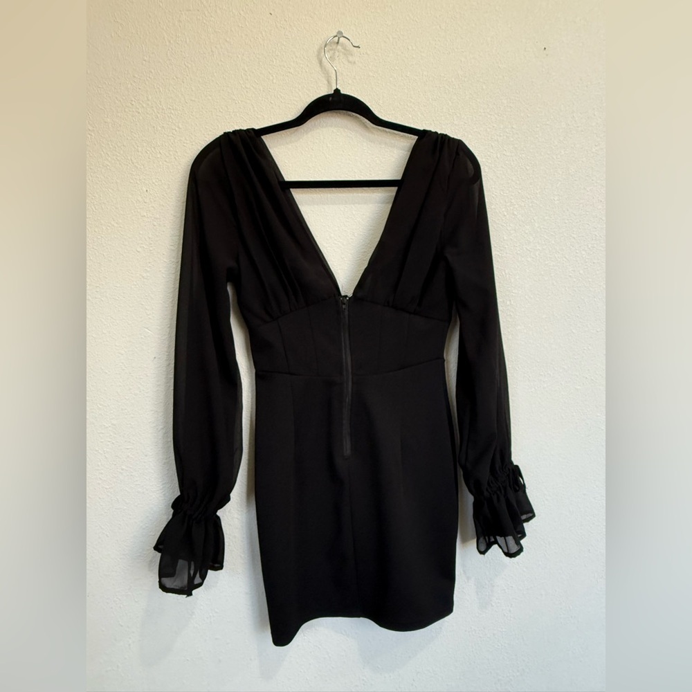 Black Bodycon Mini Dress size small - Picture 5 of 8
